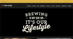 Desktop Screenshot of beerfactory.com