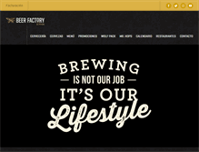 Tablet Screenshot of beerfactory.com.mx